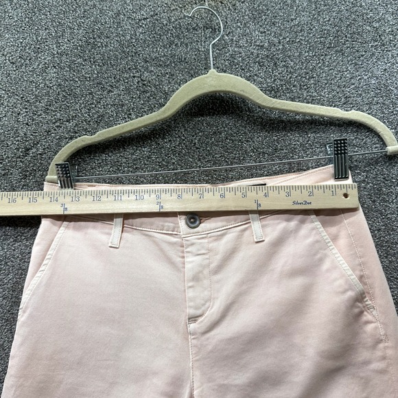 Adriano Goldschmied Tristan Tailored Trouser Pants Women 25 Pink Straight Ankle - Picture 5 of 16